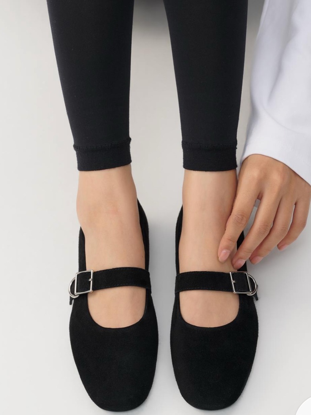 Vagabond Women's Jolin Ballet Flats Black Suede